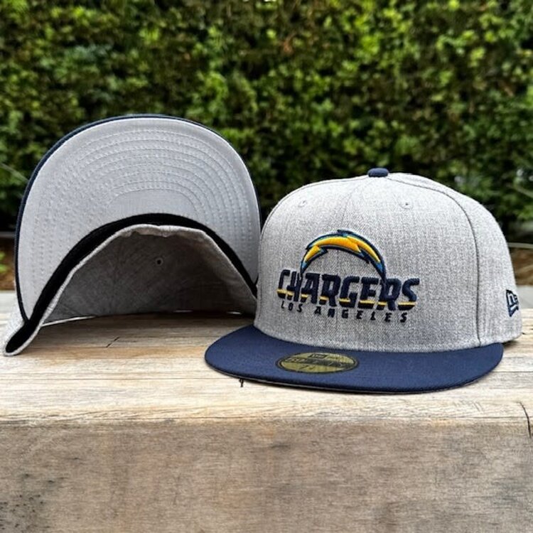New Era Chargers C Heather Gray/Blue