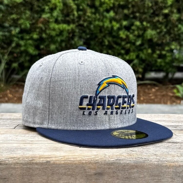 New Era Chargers C Heather Gray/Blue