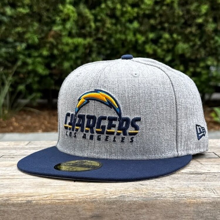 New Era Chargers C Heather Gray/Blue