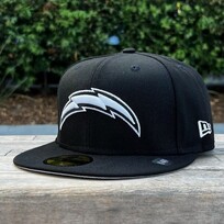 New Era Chargers Black White