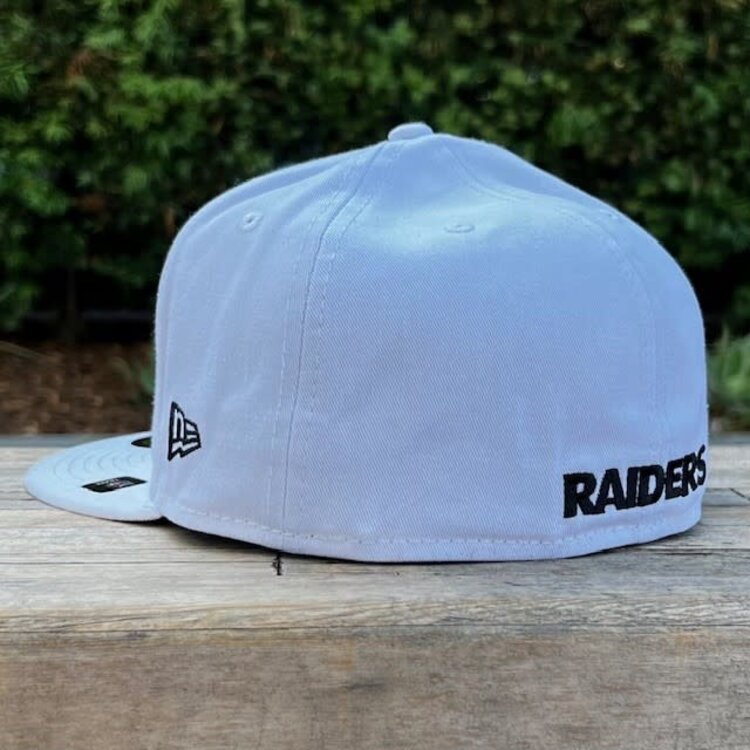 New Era Raiders Shield All White