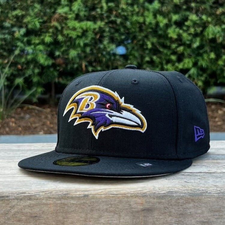 New Era Baltimore Ravens Black Team