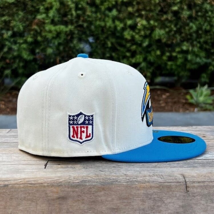 New Era Chargers 2022 NFL Sideline Cream/Blue
