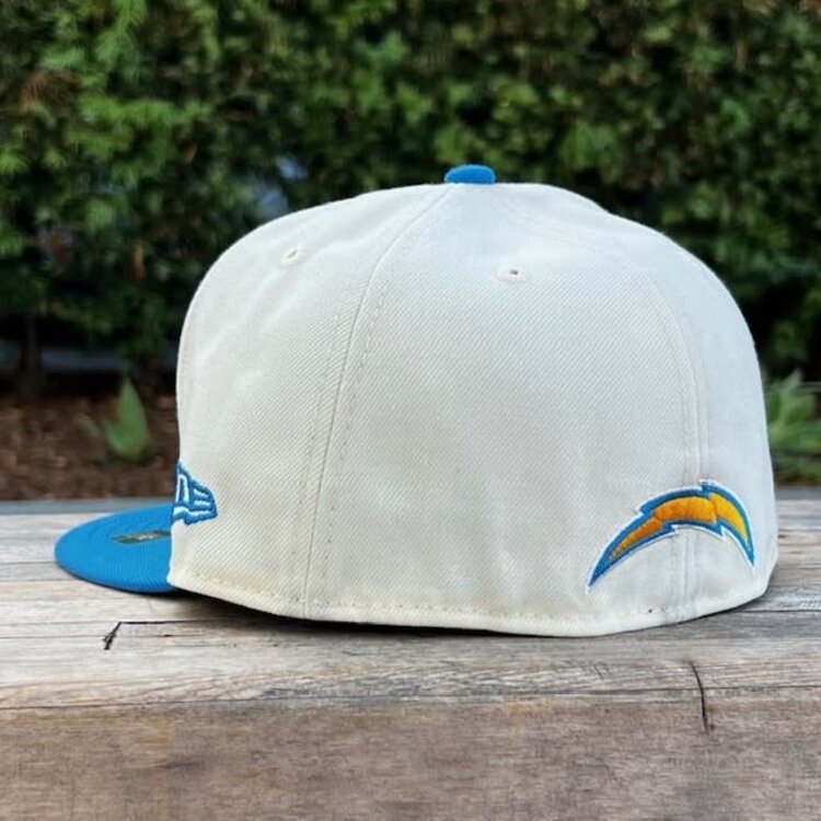 New Era Chargers 2022 NFL Sideline Cream/Blue