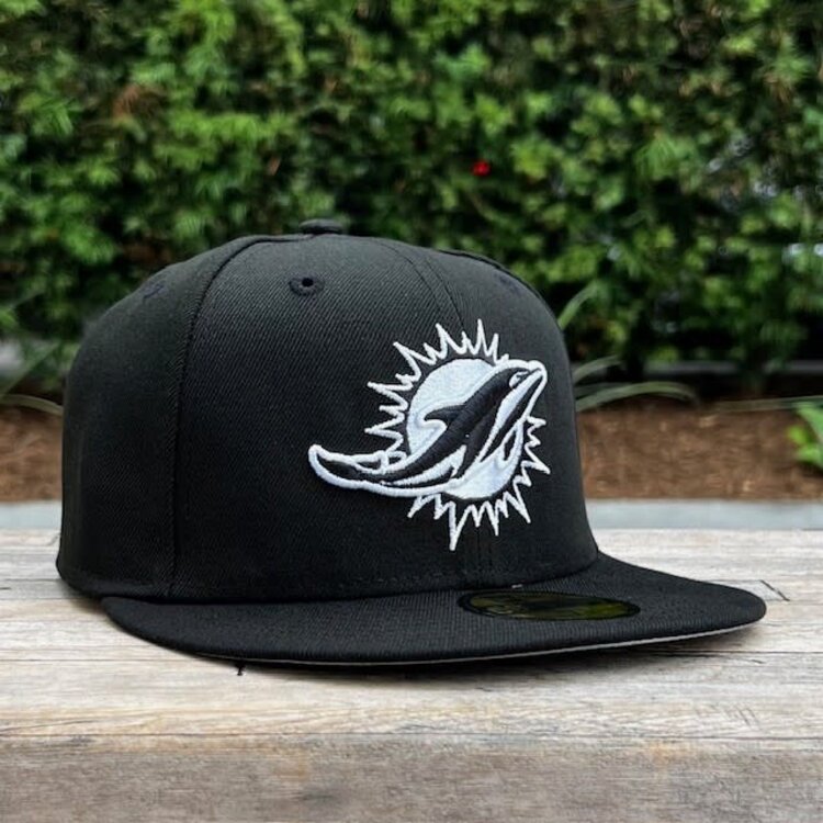 New Era Miami Dolphins Black White