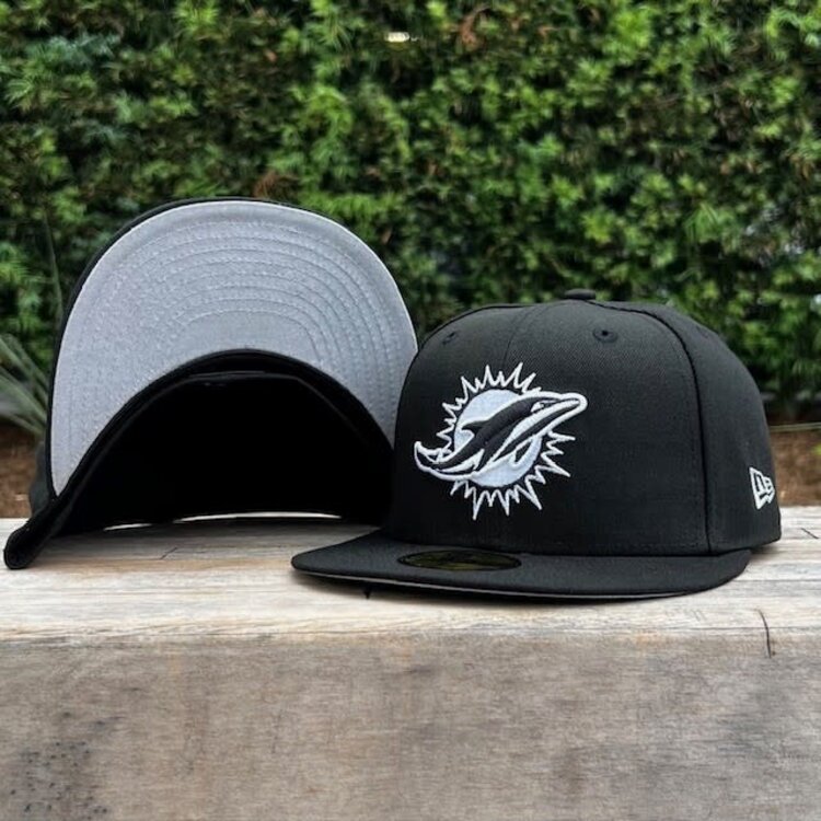 New Era Miami Dolphins Black White
