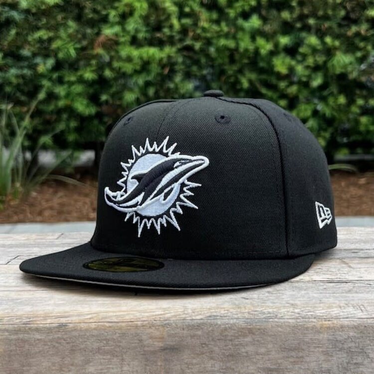 New Era Miami Dolphins Black White
