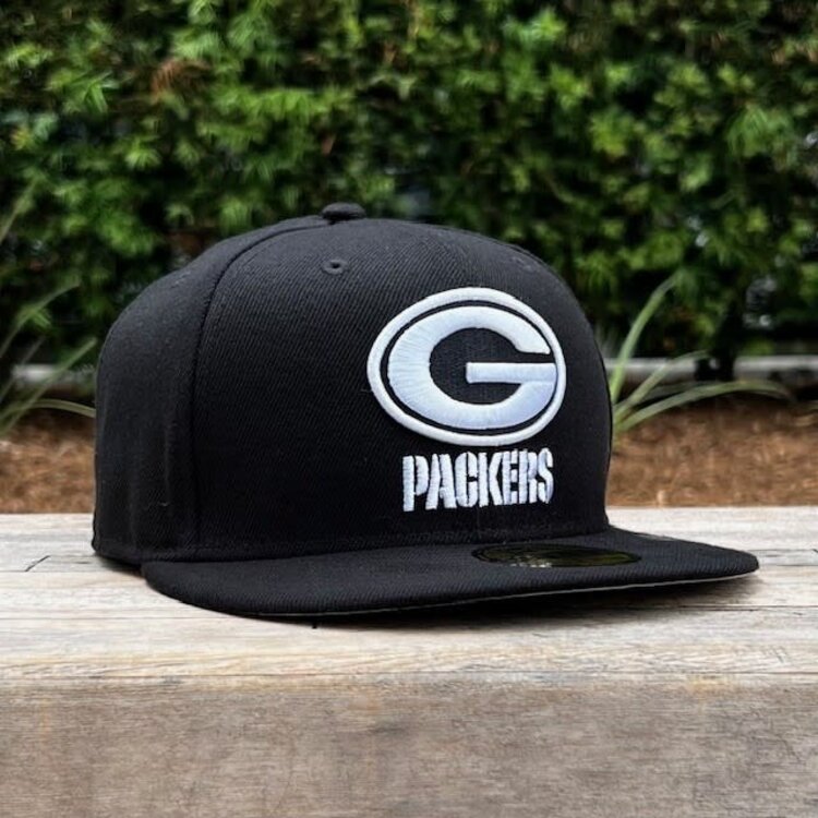 New Era Green Bay Packers Black White Gray UV