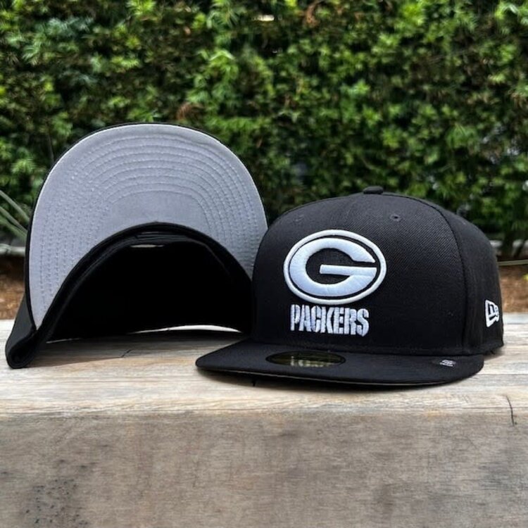 New Era Green Bay Packers Black White Gray UV