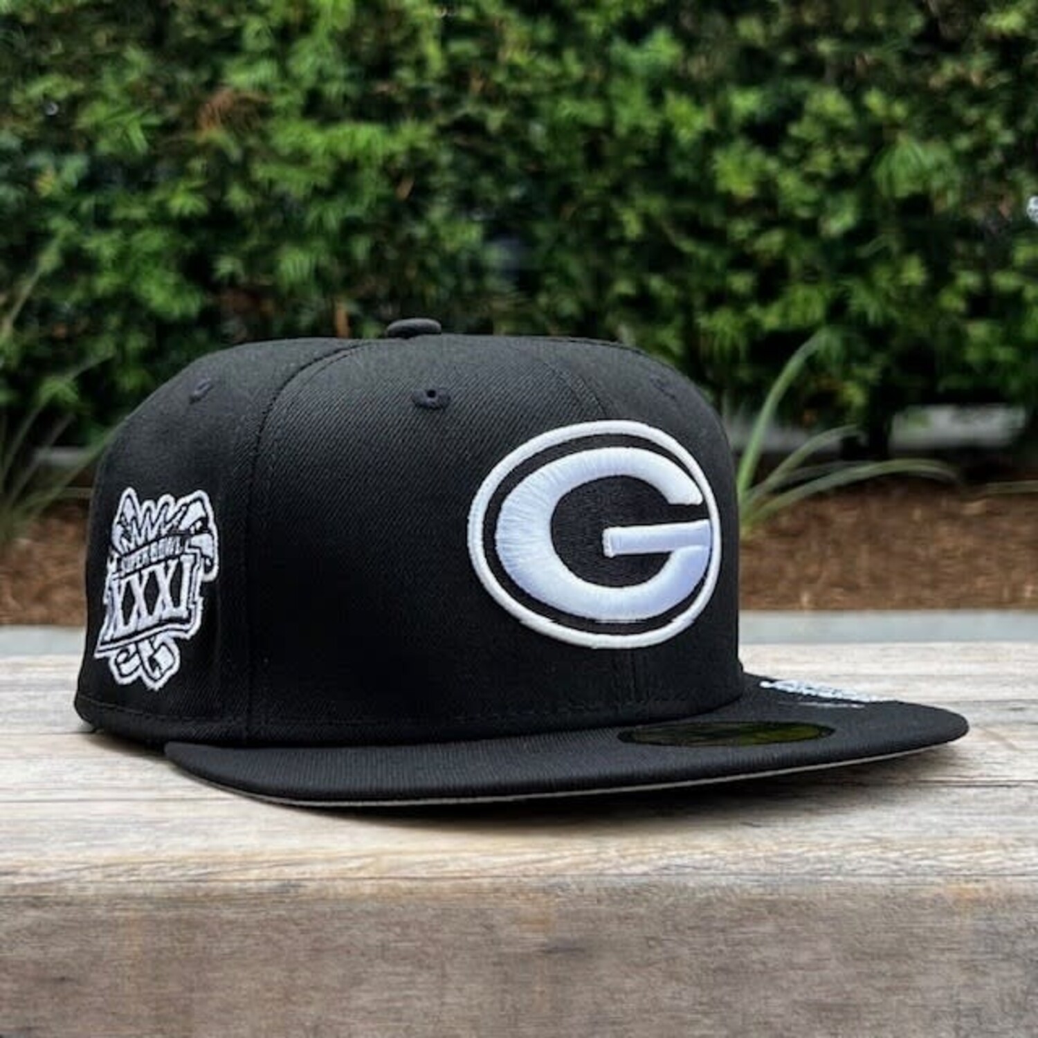 Packers SB Sidepatch 5950 Black - The Locker Room of Downey