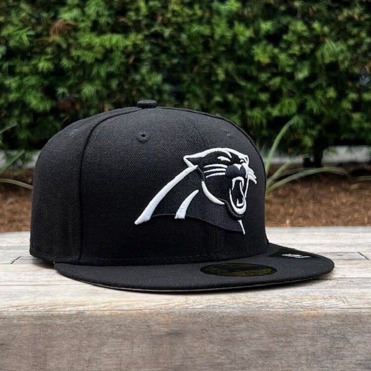 New Era Carolina Panthers 5950 Black White