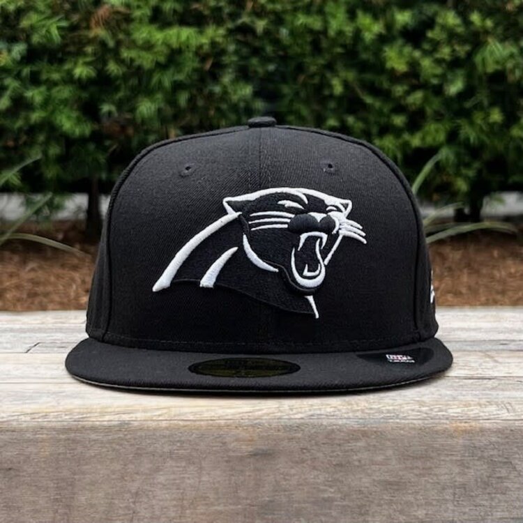 New Era Carolina Panthers 5950 Black White