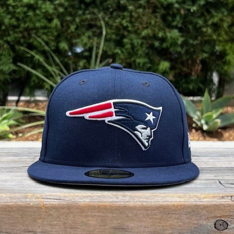 New Era New England Patriots Team Color Blue Fitted