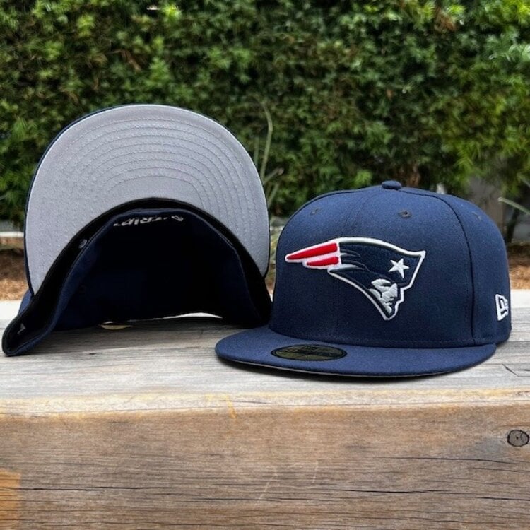 New Era New England Patriots Navy Team Gray UV