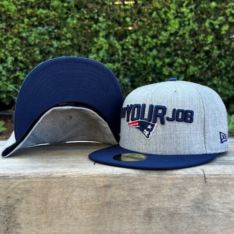 New Era New England Patriots 2018 Draft Heather Gray/Navy