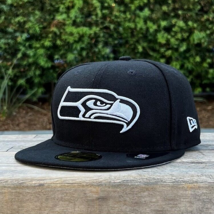 New Era Seattle Seahawks Black White