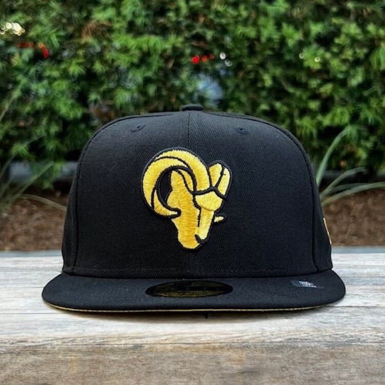 New Era LA Rams Black Metallic Gold