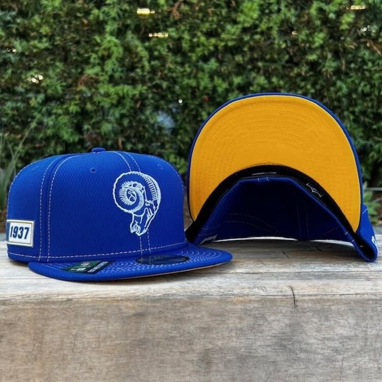 New Era Rams 19 Road Retro Skull