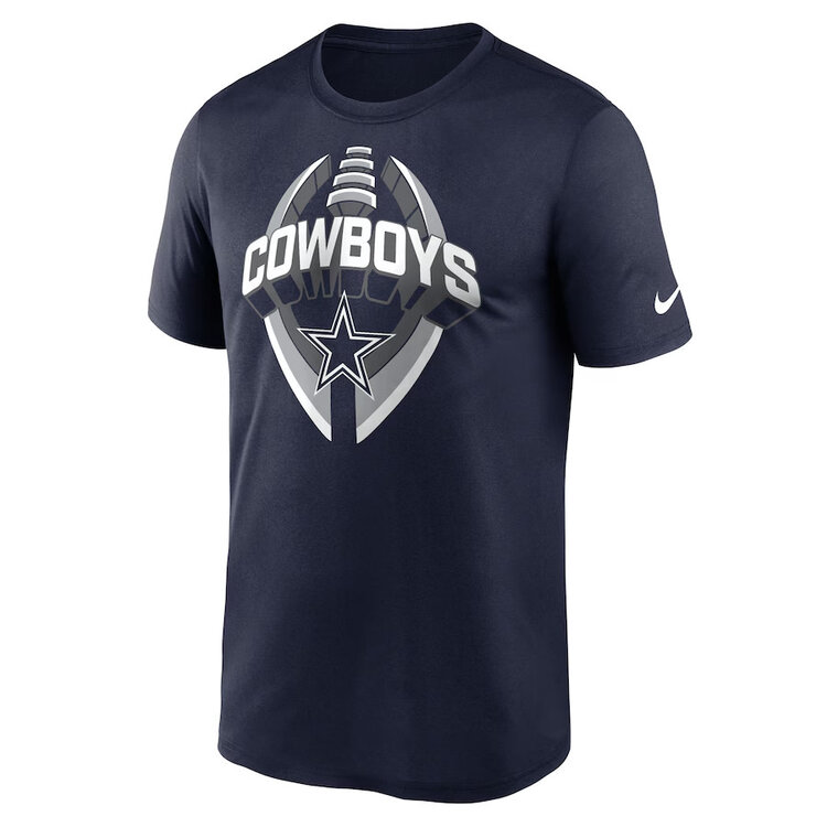 Nike Cowboys Nike Men's Navy Legend Icon S/S Tee
