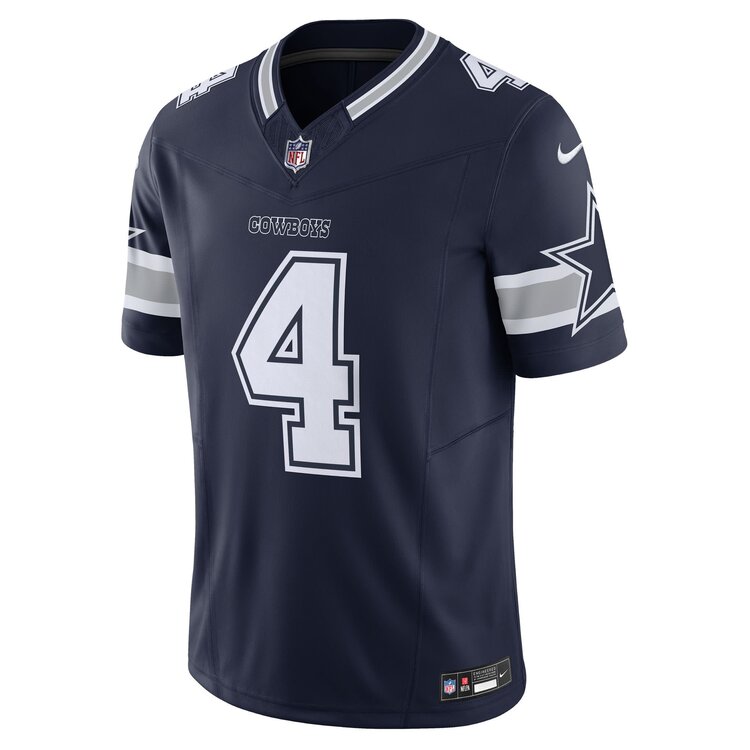 Nike Dallas Cowboys Dak Prescott #4 Nike Navy Vapor F.U.S.E. Limited Jersey