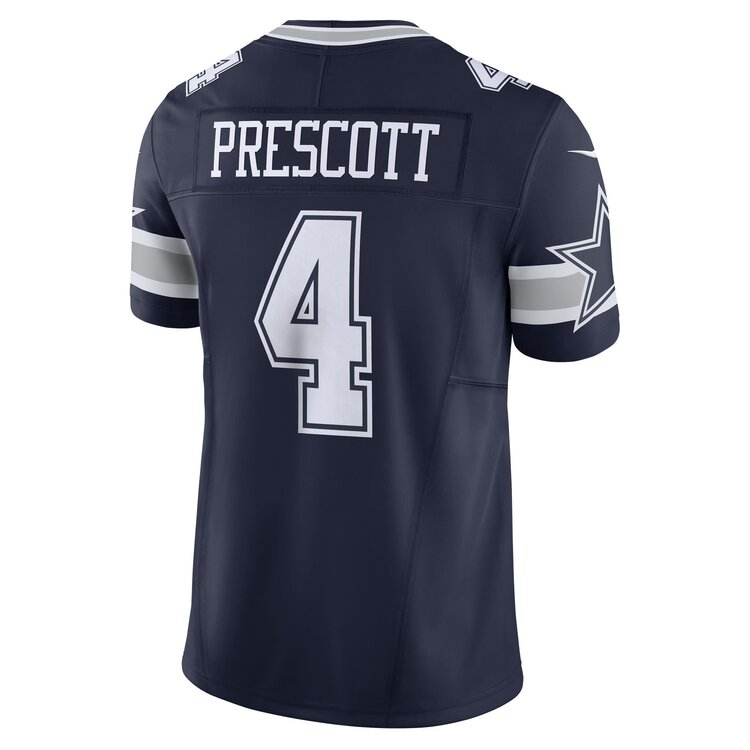 Nike Dallas Cowboys Dak Prescott #4 Nike Navy Vapor F.U.S.E. Limited Jersey