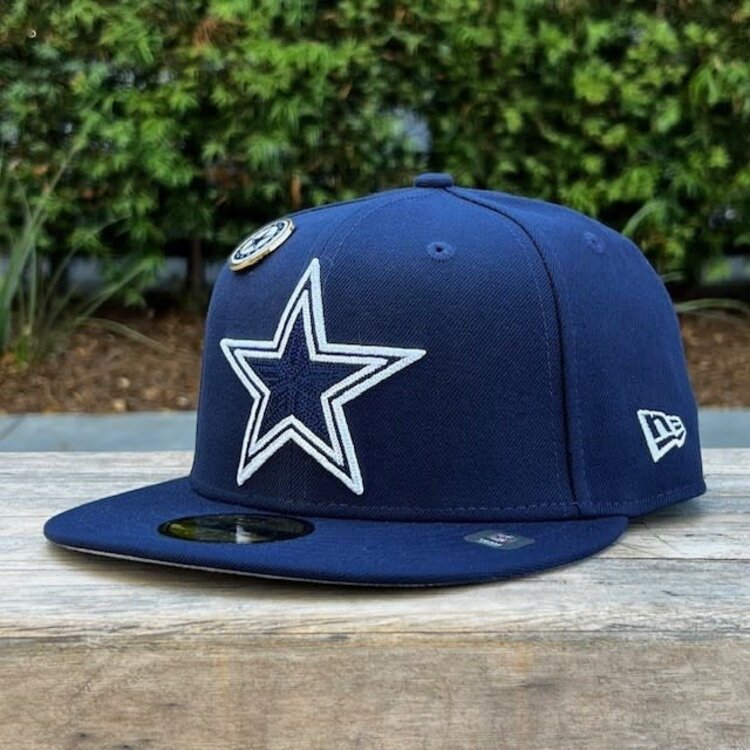 New Era Cowboys Pin Fitted Navy