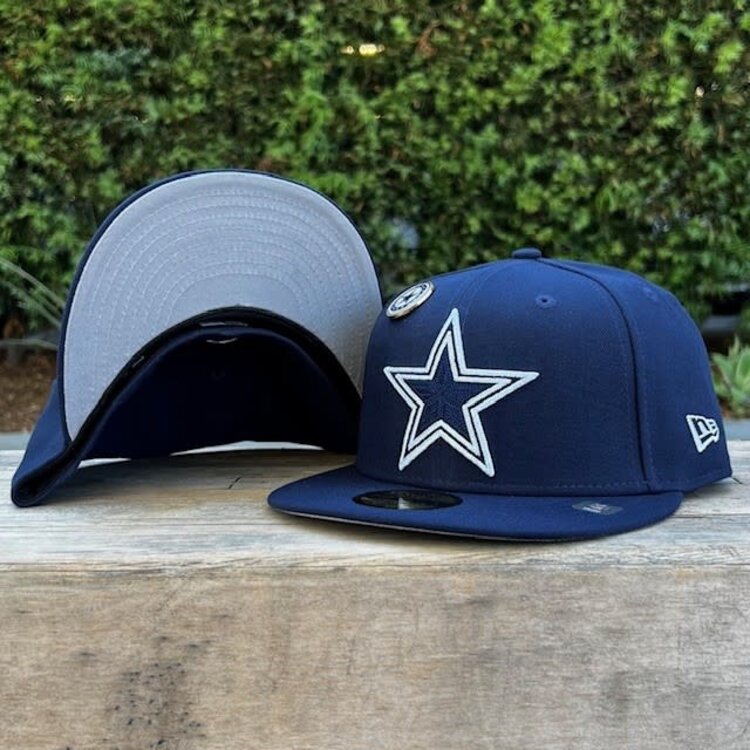 New Era Cowboys Pin Fitted Navy