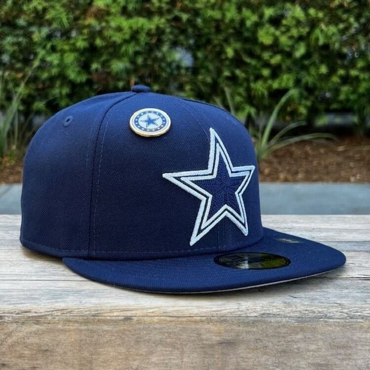 New Era Cowboys Pin Fitted Navy