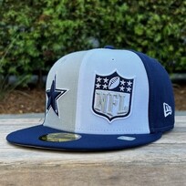 New Era Cowboys 2023 NFL Sideline Gray/White/Navy
