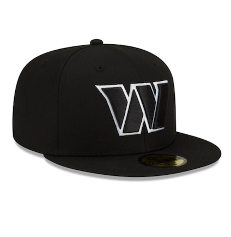 New Era Washington Commanders Black White
