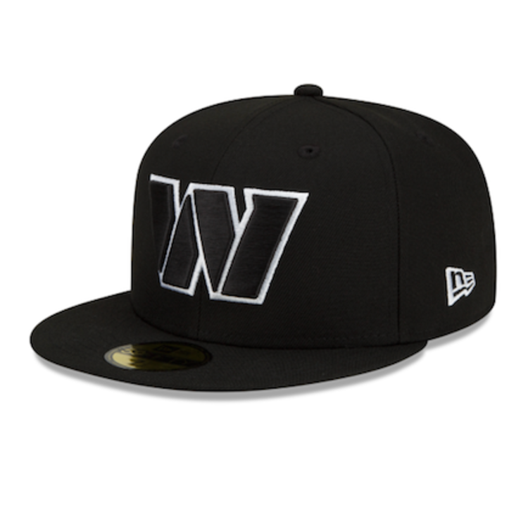 New Era Washington Commanders Black White