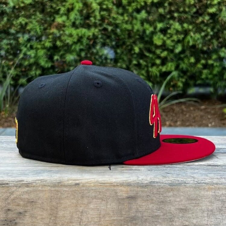 New Era 49ers Black/Red Script