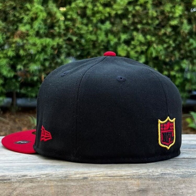 New Era 49ers Black/Red Script