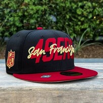 New Era SF 49ers New Era 2022 NFL Draft Official On-Stage Black/Red