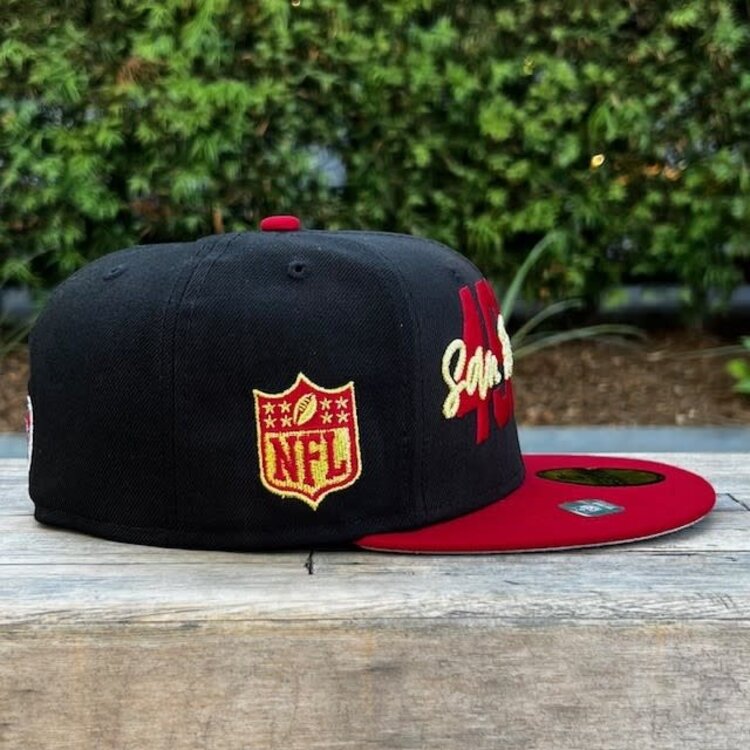 New Era SF 49ers New Era 2022 NFL Draft Official On-Stage Black/Red