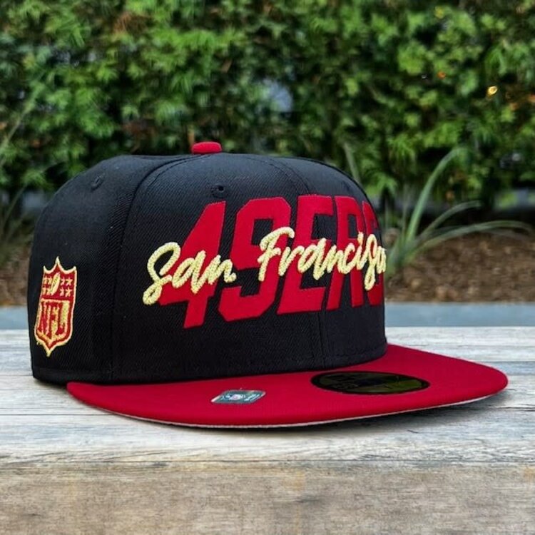 New Era SF 49ers New Era 2022 NFL Draft Official On-Stage Black/Red