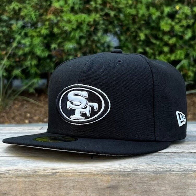 New Era 49ers Black White SB XXIX Sidepatch