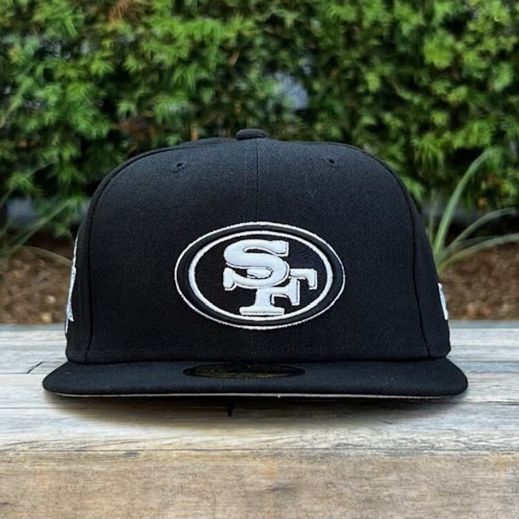 New Era 49ers Black White SB XXIX Sidepatch
