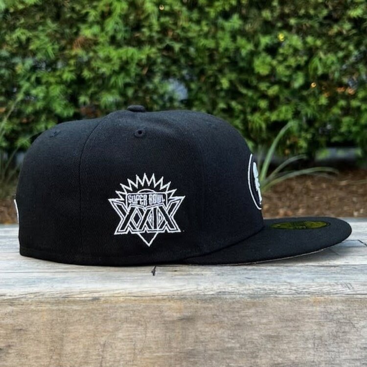 New Era 49ers Black White SB XXIX Sidepatch