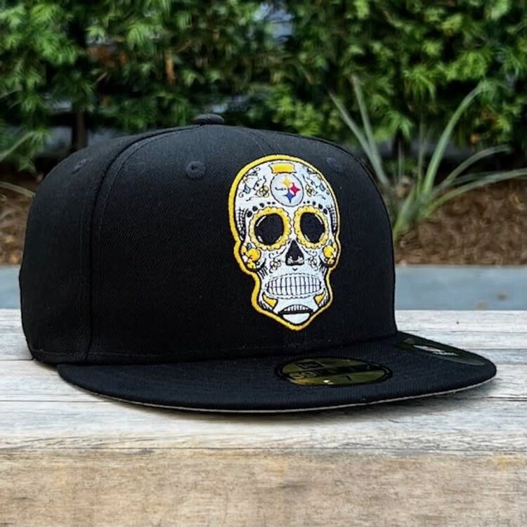 New Era Steelers Black Sugar Skull
