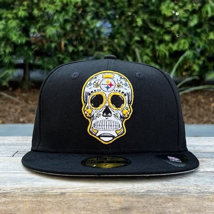 New Era Steelers Black Sugar Skull