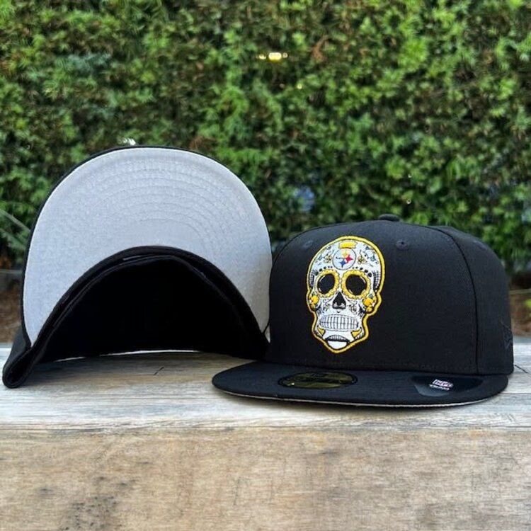 New Era Steelers Black Sugar Skull