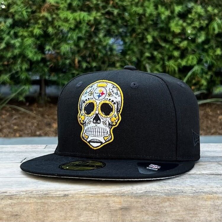 New Era Steelers Black Sugar Skull