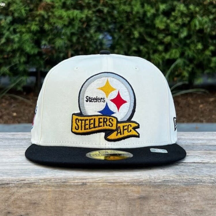 New Era Steelers 2022 NFL Sideline Cream/Black