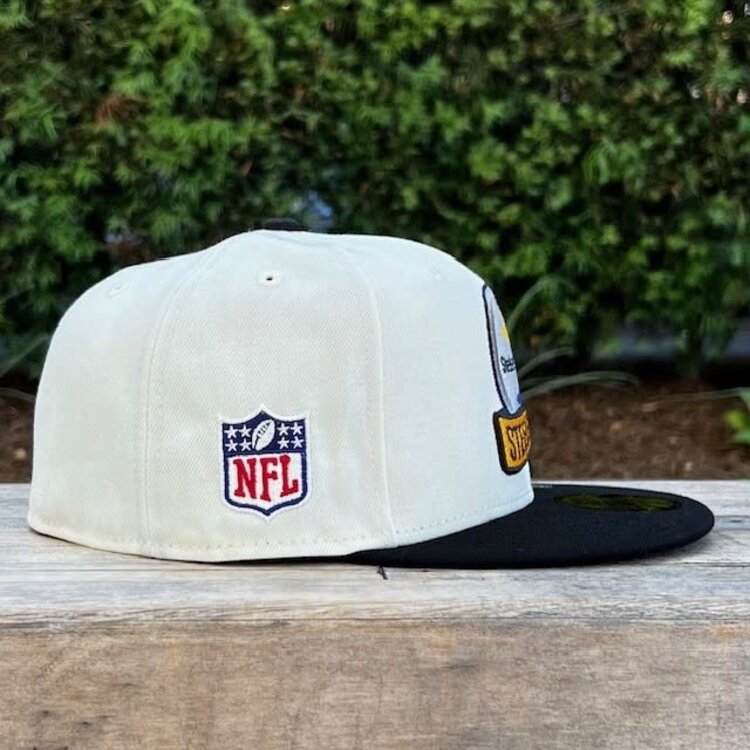 New Era Steelers 2022 NFL Sideline Cream/Black