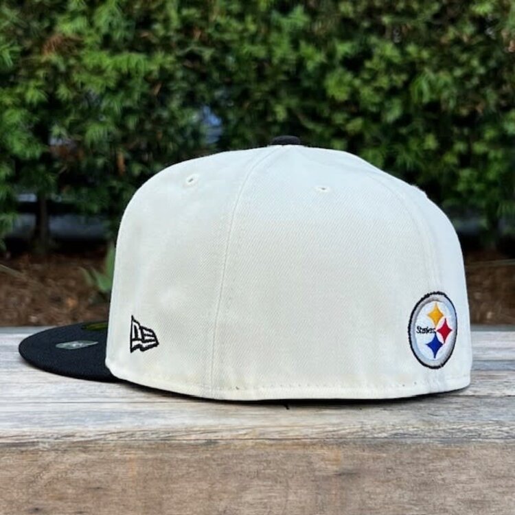 New Era Steelers 2022 NFL Sideline Cream/Black