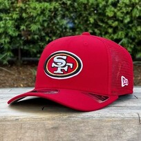 New Era 49ers Red Team Mesh 970 Stretch Snap Adjustable