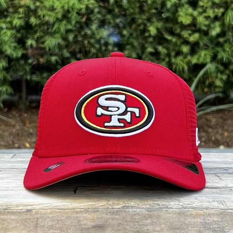 New Era 49ers Red Team Mesh 970 Stretch Snap Adjustable