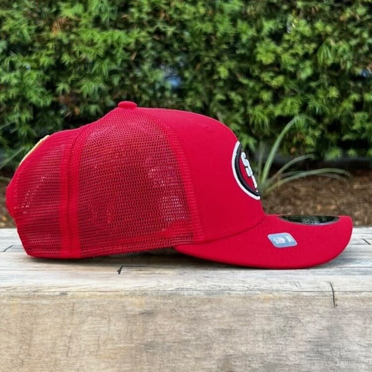 New Era 49ers Red Team Mesh 970 Stretch Snap Adjustable