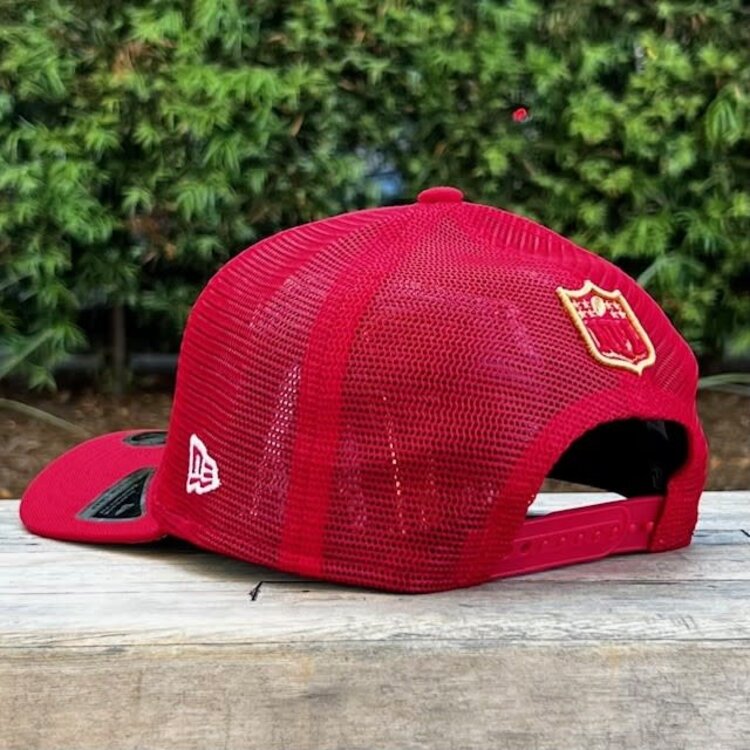 New Era 49ers Red Team Mesh 970 Stretch Snap Adjustable